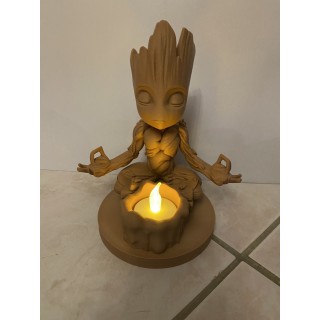 Groot zen avec bougie led